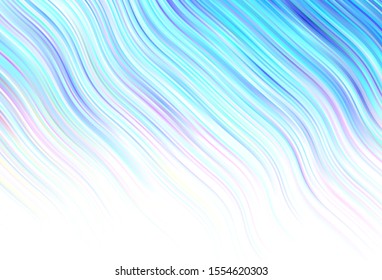 Light vector background with curved lines. Colorful illustration in simple style with gradient. Abstract design for your web site.