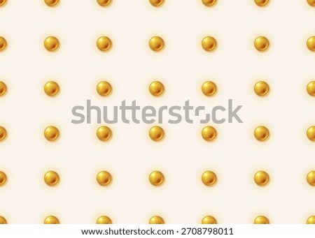 Light vector background with golden metal rivets