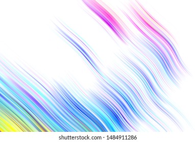 Light vector background with lines. A shining illustration, which consists of curved lines. The best colorful design for your business.