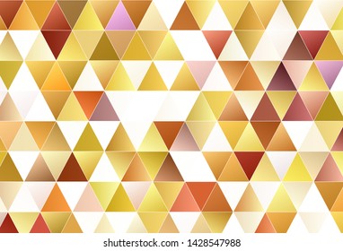 Light vector background with triangles. Beautiful illustration with triangles in nature style. Template for wallpapers.
