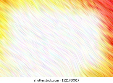 Light vector background with wry lines. Colorful abstract illustration with gradient lines. Template for cell phone screens.