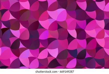 Light   vector banner with circles, spheres. Abstract spots. Background of Art bubbles in halftone style with colored gradient.