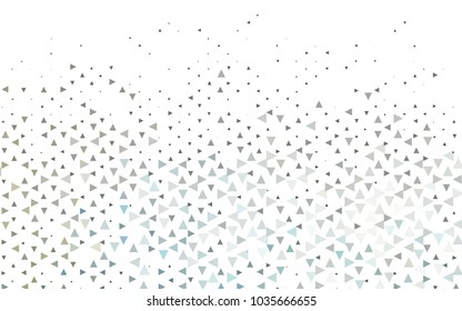 Light vector geometric simple minimalistic background, which consist of triangles on white background. Triangular pattern with gradient for your business design. 