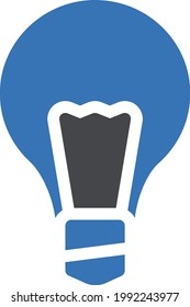 light vector glyph color icon