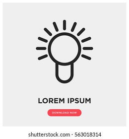 Light vector icon