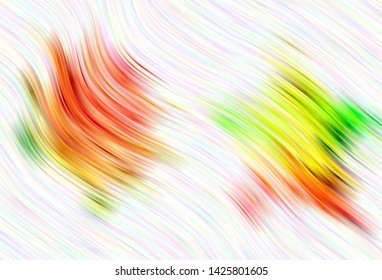 Light vector layout with bent lines. Creative illustration in halftone style with gradient. Pattern for your business design.