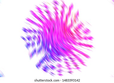 Light vector layout with bent lines. Glitter abstract illustration with wry lines. Abstract style for your business design.