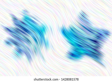 Light vector layout with curved lines. Glitter abstract illustration with wry lines. A new texture for your  ad, booklets, leaflets.