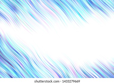 Light vector layout with curved lines. A shining illustration, which consists of curved lines. A completely new template for your design.