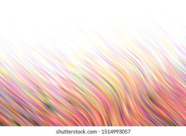 Light vector layout with curved lines. An elegant bright illustration with gradient. A new texture for your  ad, booklets, leaflets.