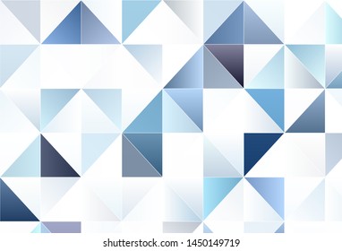 Light vector layout with lines, triangles. Beautiful illustration with triangles in nature style. Template for wallpapers.