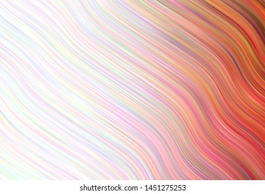 Light vector layout with wry lines. Colorful illustration in simple style with gradient. Abstract design for your web site.