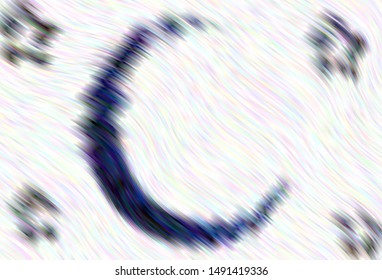 Light vector layout with wry lines. A circumflex abstract illustration with gradient. Elegant pattern for a brand book.