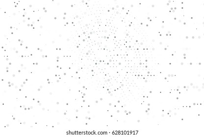 Light vector modern geometrical circle abstract background. Dotted texture template. Geometric pattern in halftone style with gradient. 