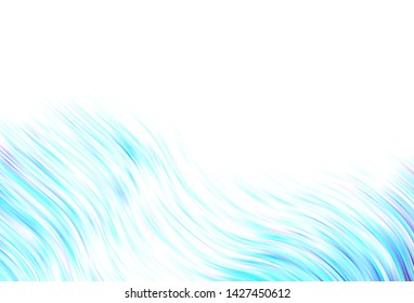 Light vector pattern with bent lines. Colorful abstract illustration with gradient lines. A completely new design for your business.