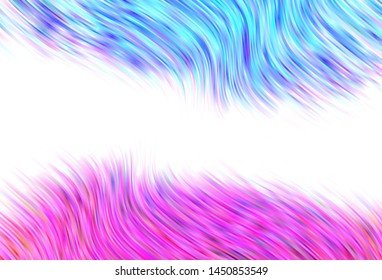 Light vector pattern with bent lines. A completely new colorful illustration in simple style. Elegant pattern for a brand book.