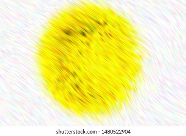Light vector pattern with curved lines. A circumflex abstract illustration with gradient. Colorful wave pattern for your design.