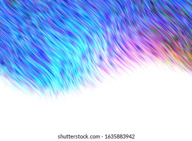 Light vector pattern with wry lines. Glitter abstract illustration with wry lines. Brand new design for your ads, poster, banner.