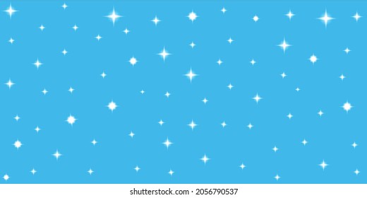Light vector starts on blue background, blue glitter background, glitter wallpaper file vector