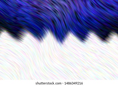 Light vector template with bent lines. Colorful geometric sample with gradient lines.  New composition for your brand book.