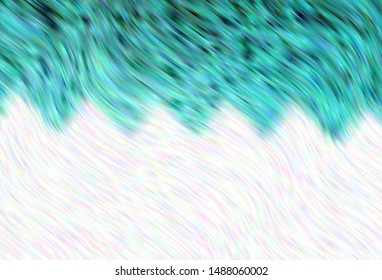 Light vector template with bent lines. An elegant bright illustration with gradient. Elegant pattern for a brand book.