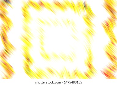 Light vector template with bent lines. Shining colorful illustration in simple style. Template for cell phone screens.