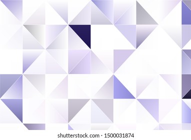 Light vector template with crystals, triangles. Illustration with set of colorful triangles. Pattern for websites.