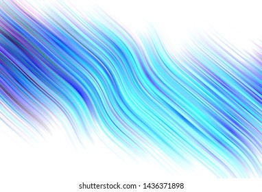 Light vector template with wry lines. Modern gradient abstract illustration with bandy lines. A completely new design for your business.