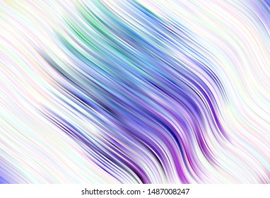 Light vector texture with bent lines. Colorful illustration in simple style with gradient. New composition for your brand book.