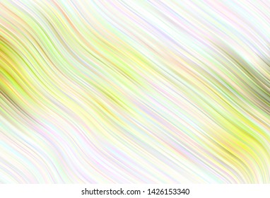 Light vector texture with wry lines. A circumflex abstract illustration with gradient. New composition for your brand book.