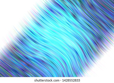 Light vector texture with wry lines. Geometric illustration in abstract style with gradient.  Template for cell phone screens.