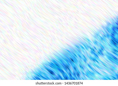 Light vector texture with wry lines. A completely new colorful illustration in simple style. Colorful wave pattern for your design.