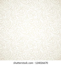 Light vintage seamless pattern with gradient