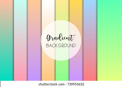 Light violet,blue,pink,orange,yellow and green gradient background