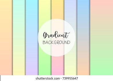 Light violet,blue,pink,orange,yellow and green gradient background