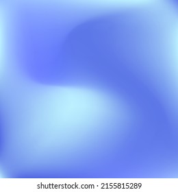 Light Water Blurred Blue Ocean Swirl Gradient Mesh. Cold Color Wavy Curve Dark Wallpaper. Colorful Indigo Dynamic Liquid Pastel Smooth Surface. Vivid Bright Vibrant Fluid Sky Gradient Background.