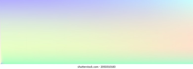 Light Water Vibrant Multicolor Pastel Gradient Design Pic. Color Soft Clean Bright Vivid Colorful Horizontal Gradient Mesh Backdrop. Sky White Sunrise Spotlight Blurred Sunset Sky Background.