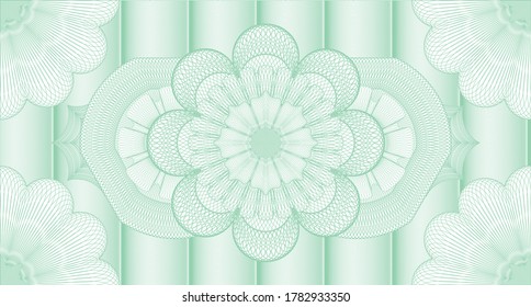 Light watermark. Pattern money. Intense illustration. Detailed design. 