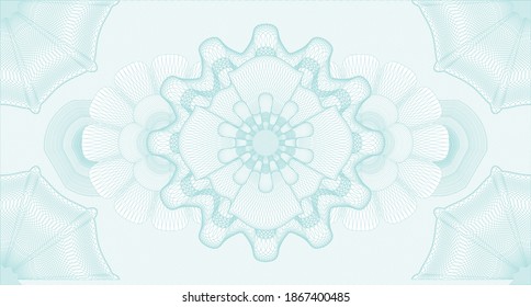 Marca de agua clara. Patrón de dinero. Ilustración intensa. Diseño detallado. 