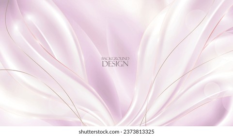 Light wave luxury style background design.