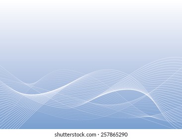 light waves on blue