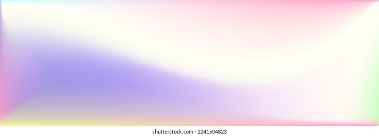 Light Wavy Vivid Bright Smooth Surface. Dynamic Vibrant Color Pastel Liquid Wallpaper. Blurred Colorful Curve Sunrise Water Gradient Mesh. Fluid Rainbow Multicolor Sunset Sky Gradient Background.