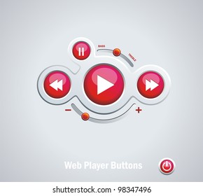 Light  Web Elements: Buttons, Switchers, Player, Audio