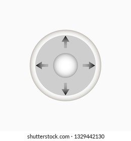 Light Web UI Elements Design Gray. Elements: Buttons, Switchers, Slider