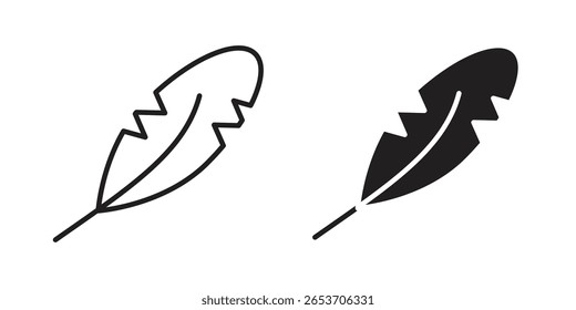 Light weight icon design element. Editable stroke. Vector