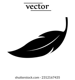 light weight icon, Feather icon illustration on white background..eps
