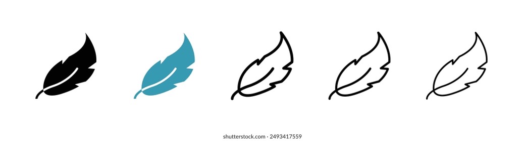 Paquete de iconos ligeros. estilo de línea EPS 10
