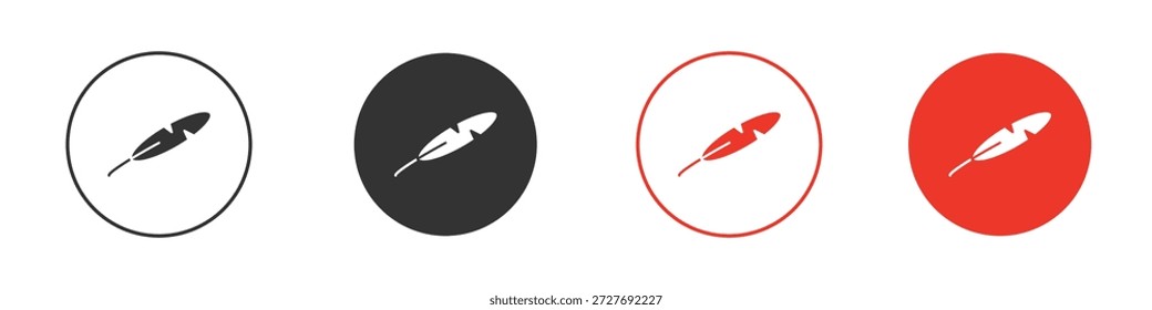 Light weight icon symbol. Simple, flat design for web or mobile app. Minimal Vector illustration logotype.