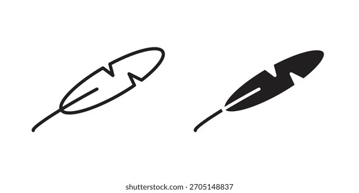 Light weight icon vector modern flat and stroke designs