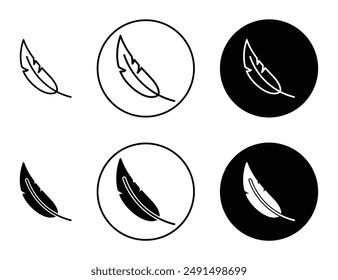 Conjunto de iconos de Vector de revestimiento ligero